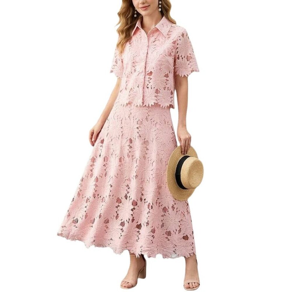Teodora Womens  2Pc Shirt & Skirt Set